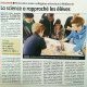 l'Yonne Républicaine "la science a rapproché les élèves"